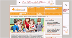 Desktop Screenshot of erzieherin.de